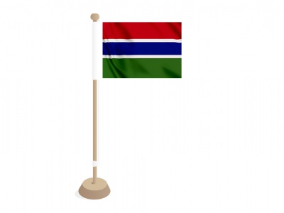 Tafelvlag Gambia