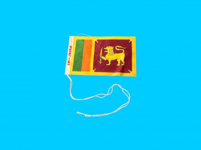 Tafelvlag Sri-Lanka, uitverkoop