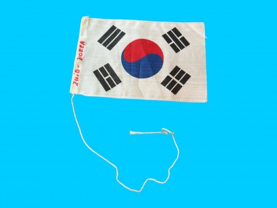 Tafelvlag Zuid-Korea, uitverkoop