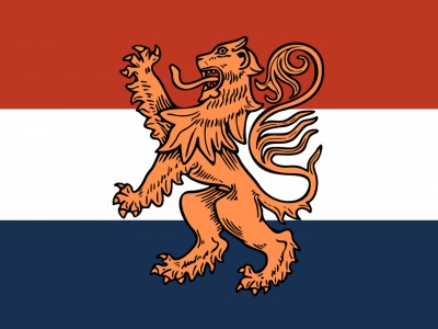 Vlag Holland Leeuw 2 020x030 cm