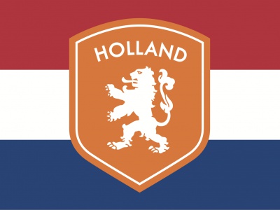 Vlag Holland Schild 2 020x030 cm