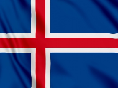 vlag Ijsland 100x70