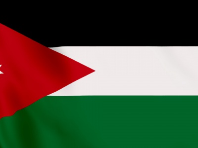 vlag Jordanie 100x70