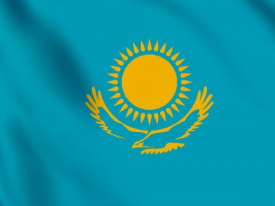 vlag Kazachstan 100x70