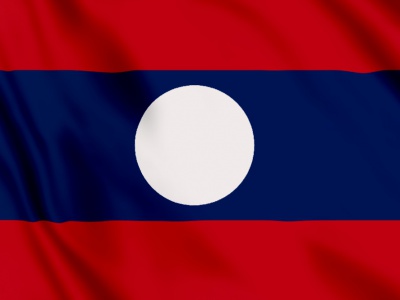 vlag Laos 100x70