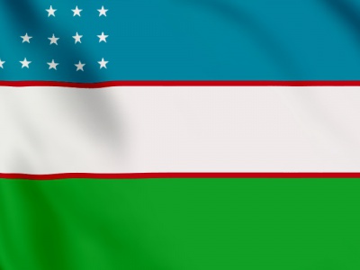 vlag Oezbekistan 100x70