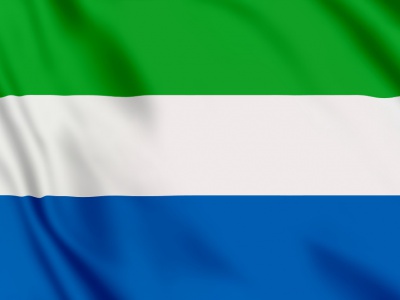 vlag Sierra Leone 100x70