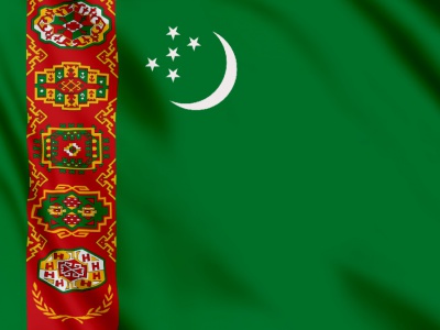 vlag Turkmenistan 100x70