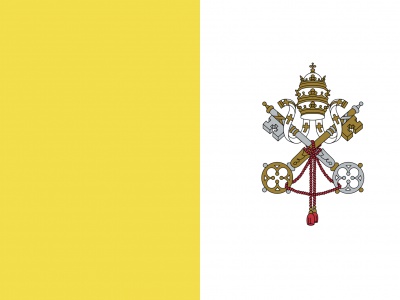 Vlag Vaticaanstad 70x100 cm